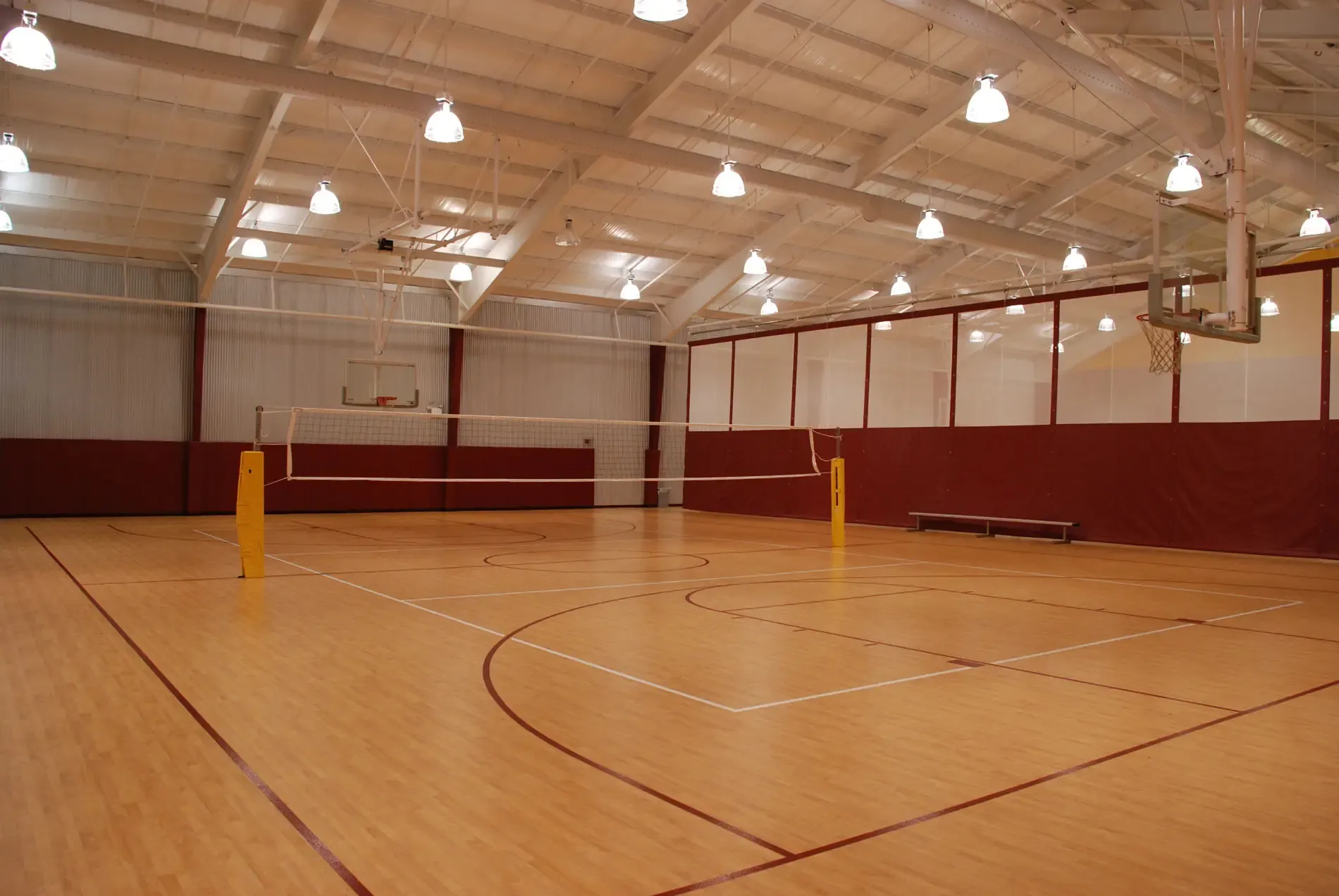 Student Recreation Center: students in the building