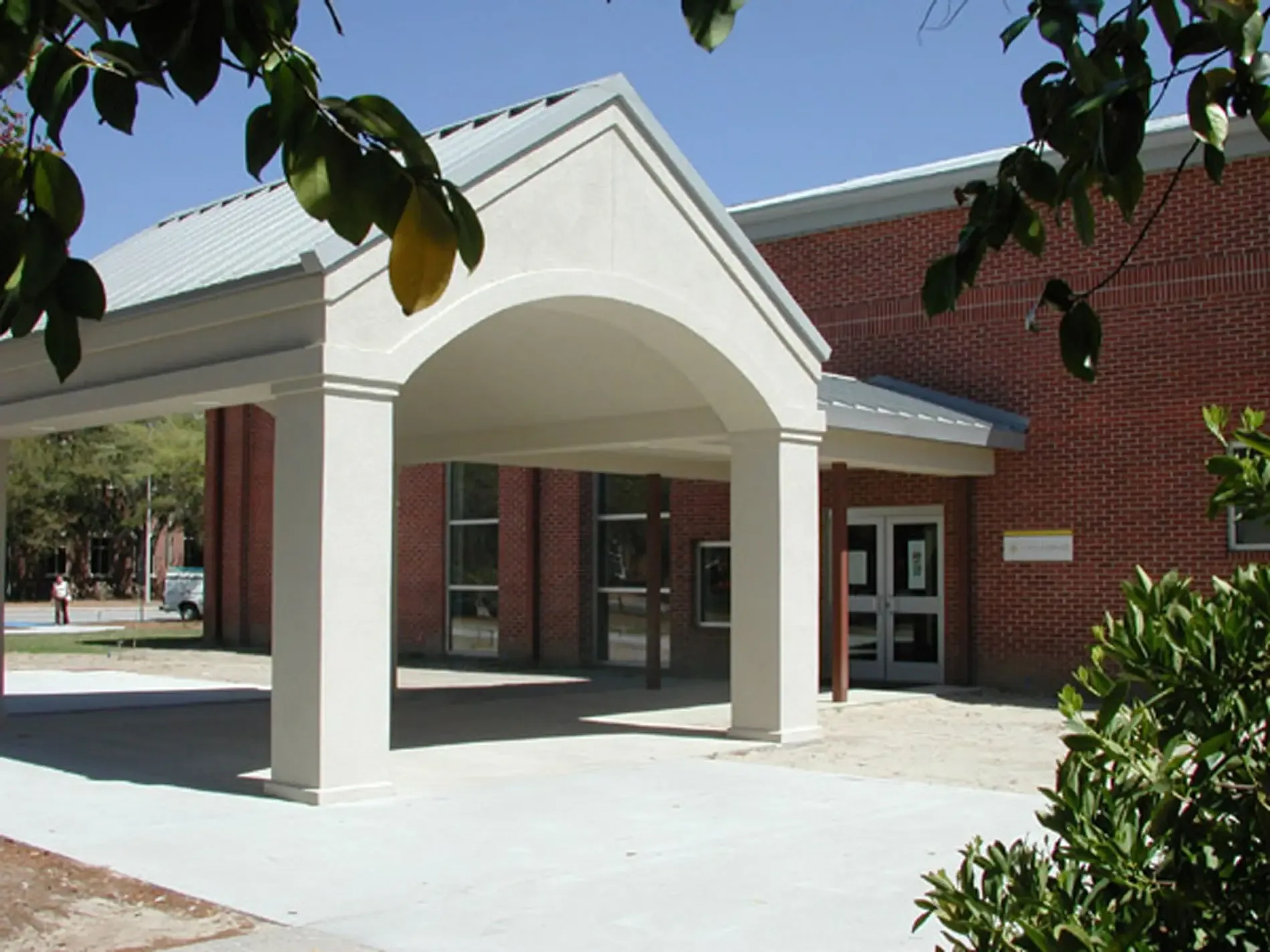 Student Recreation Center: students in the building