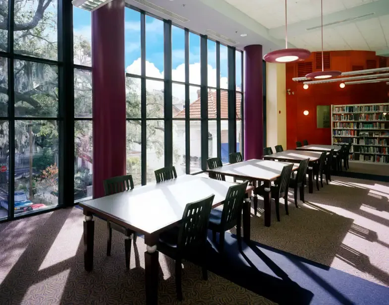Bull Street Library: library interior